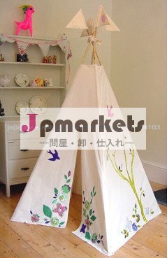 Hot sale cotton canvas indian tent for children / kids indoor play tents問屋・仕入れ・卸・卸売り