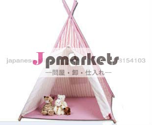Hot sale cotton canvas kids play indian teepee tent house問屋・仕入れ・卸・卸売り
