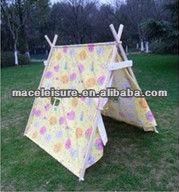 綿100％三角形キャンバステント小屋インドのキッズプレイテント/子供のための布のテント問屋・仕入れ・卸・卸売り