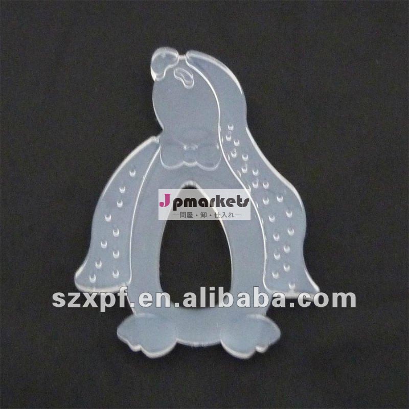 FDAの承認の液体のシリコーンから成っているペンギンの赤ん坊のラッセル音およびteether問屋・仕入れ・卸・卸売り