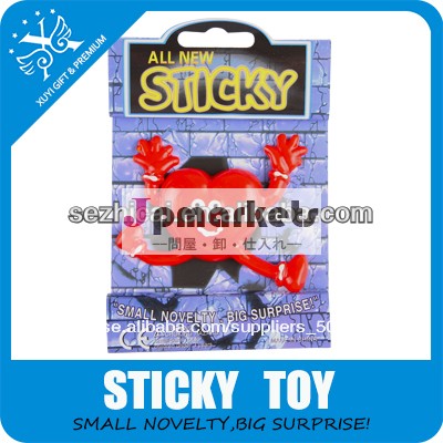 tpr粘着性通気おもちゃ顔を笑顔でスティッキーおもちゃスティッキーノベルティグッズ販売のための問屋・仕入れ・卸・卸売り