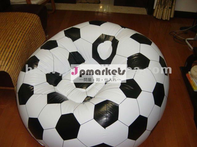 耐久性のあるen71pvcインフレータブルサッカーソファチェア販売のためのおもちゃ問屋・仕入れ・卸・卸売り