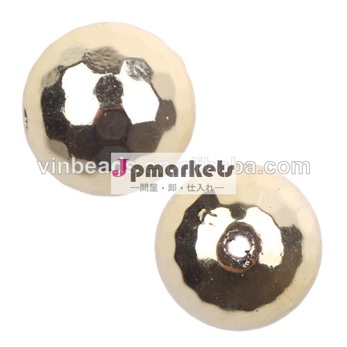 分厚いビーズ18ＭＭfactedボールラウンドアクリルuvコーティングビーズバブルガムボールクリスマスビーズネックレス問屋・仕入れ・卸・卸売り