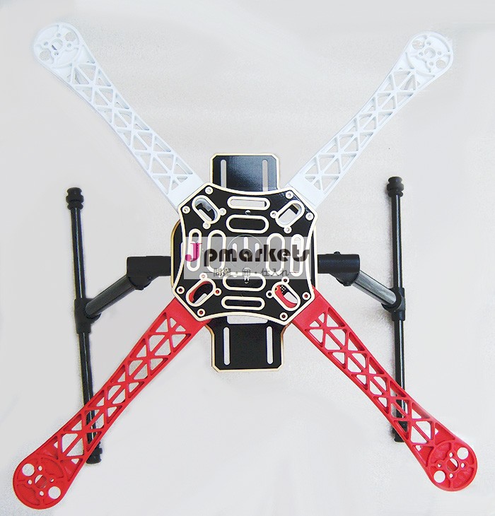 ナイロンフレームキットf06586-bflamewheelhj450+カーボン背の高いアルミのための着陸スキッドmulticopterquadcopterdiyのrcfpv問屋・仕入れ・卸・卸売り