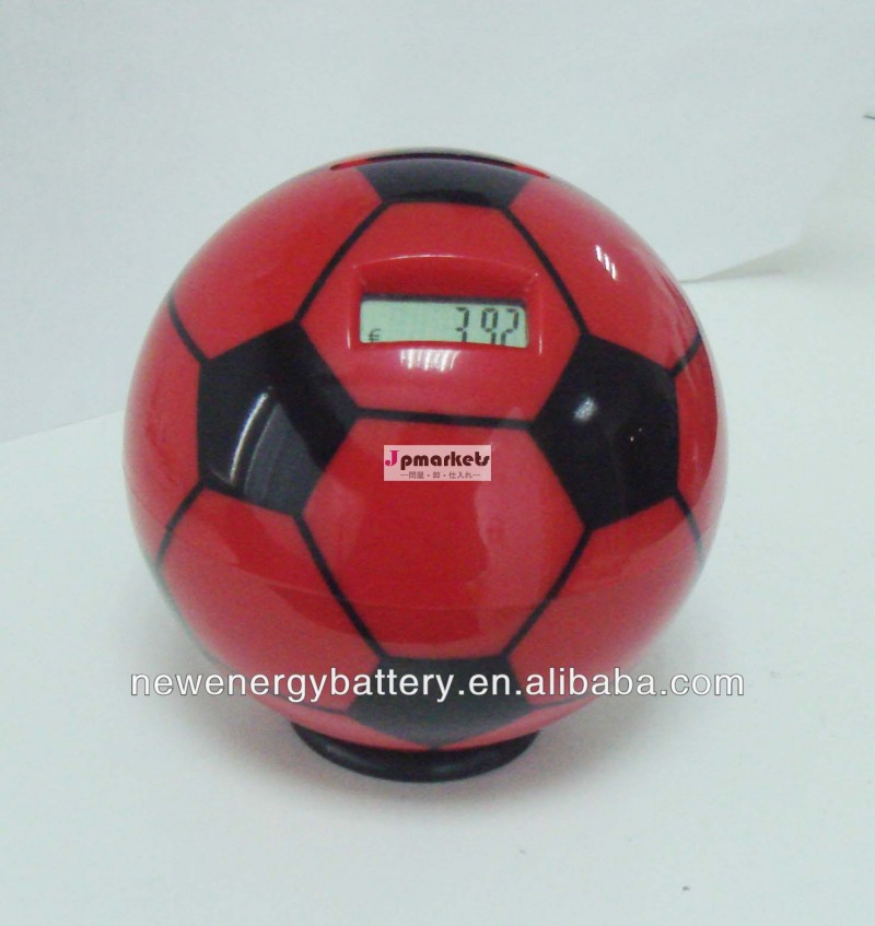 プラスチックサッカー2014年節約銀行でカウント機能問屋・仕入れ・卸・卸売り