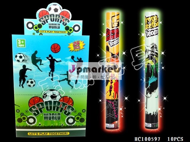 率いるバスケットボールデザインポンポンhc100597フラッシュスティック問屋・仕入れ・卸・卸売り