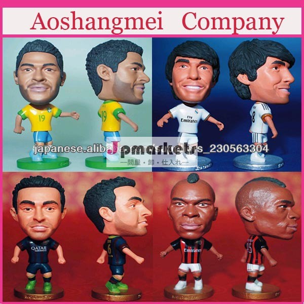 キッドのためのホットselliing卸売3Dワールドカップサッカースタービニール玩具問屋・仕入れ・卸・卸売り