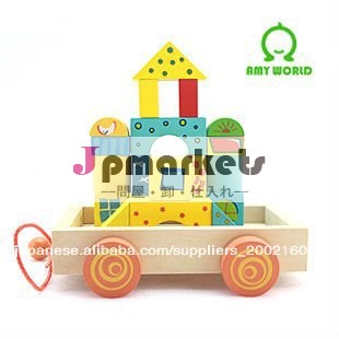 多彩な木車及び木車$の木のブロック赤ん坊のためのいろいろな種類の木のおもちゃ問屋・仕入れ・卸・卸売り