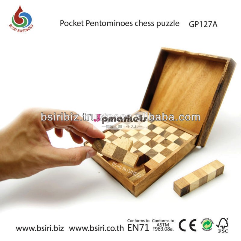 wooden game Pocket Pentominoes chess puzzle問屋・仕入れ・卸・卸売り