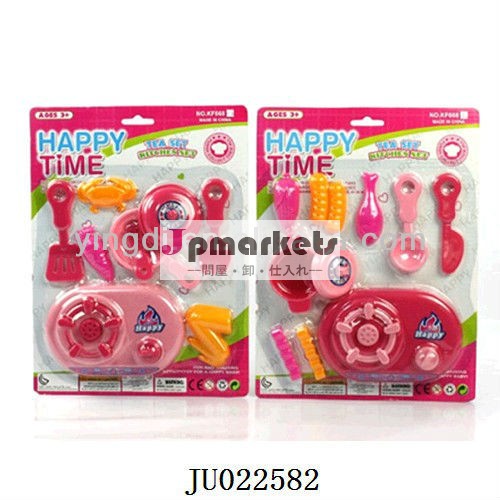 子供ゲームおかしい女の子のキッチンプレイセットのキッチンセット段ボール安い盛り合わせ2キッチンテーブルセット問屋・仕入れ・卸・卸売り