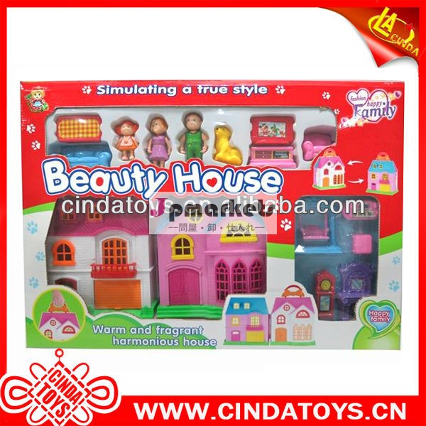 面白い女の子のプラスチック製の子供の城プレイのゲーム販売のためのおもちゃ問屋・仕入れ・卸・卸売り