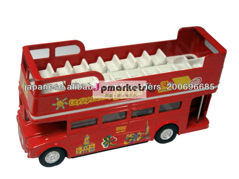 2階建てバス模型亜鉛の合金のバス模型バスモデルカー玩具バスカーバスおもちゃ問屋・仕入れ・卸・卸売り