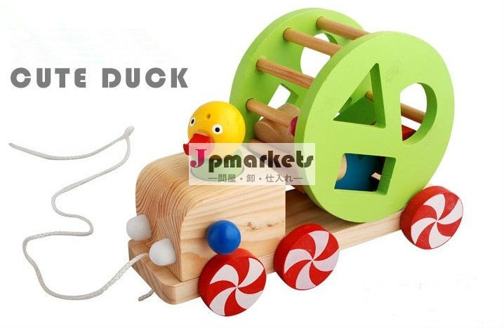 動物デザイン 木製玩具 ダック問屋・仕入れ・卸・卸売り