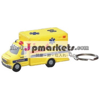 ミニ昇進2013puソフト救急車keychianストレス緩和剤泡おもちゃ問屋・仕入れ・卸・卸売り