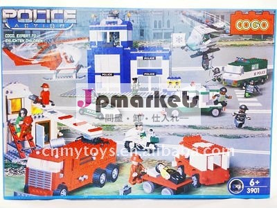 プラスチック1248pcs cogoは警察署のおもちゃU3301563を妨げる問屋・仕入れ・卸・卸売り