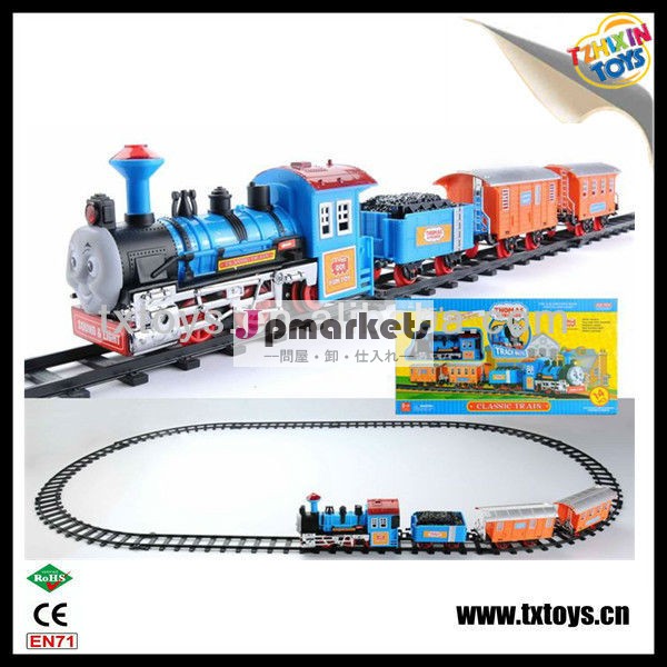 子供バッテリー駆動トーマス列車プラスチックはおもちゃを追跡します問屋・仕入れ・卸・卸売り