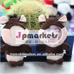 diyソフト8cmロバ3dplushed写真の顔の人形クリスマスのギフトのための最低価格が付いているから最大の工場問屋・仕入れ・卸・卸売り