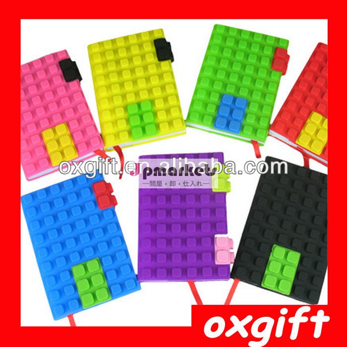 シリコーンノートブックカバーoxgifta6ブロックデザインと問屋・仕入れ・卸・卸売り