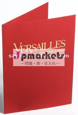 印刷された金のホットスタンプでファイルフォルダ問屋・仕入れ・卸・卸売り