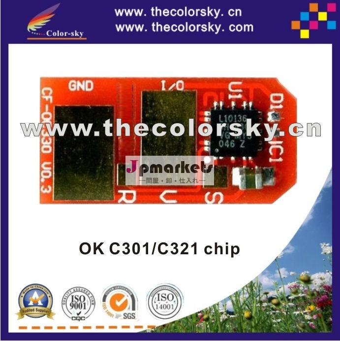 (TV-OC301) OKI C301dn C321dn C301 C321 TNR-C4JK1互換性のあるレーザープリンタのチップ 1.5Kページ問屋・仕入れ・卸・卸売り