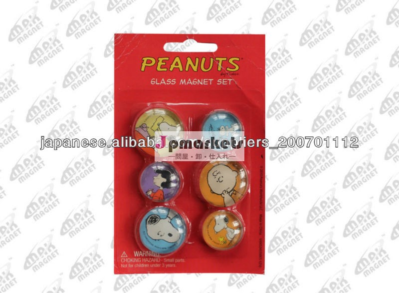 スヌーピー クリスタルマグネット メモクリップ 丸型クリップ問屋・仕入れ・卸・卸売り
