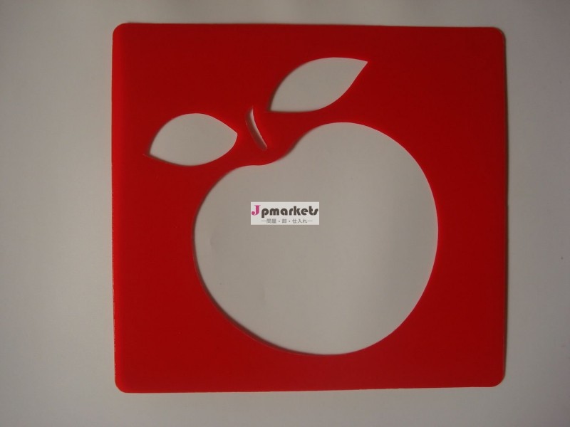 Appleのイメージはプラスチックステンシルをからかう問屋・仕入れ・卸・卸売り