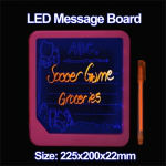 ライティングの印の表示ライトledメッセージボード、 サイズ: 225x200x22mm( ピンク)問屋・仕入れ・卸・卸売り