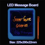 ライティングの印の表示ライトledメッセージボード、 サイズ: 225x200x22mm( 青)問屋・仕入れ・卸・卸売り