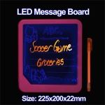 ライティングの印の表示ライトledメッセージボード、 サイズ: 225x200x22mm( ピンク)問屋・仕入れ・卸・卸売り