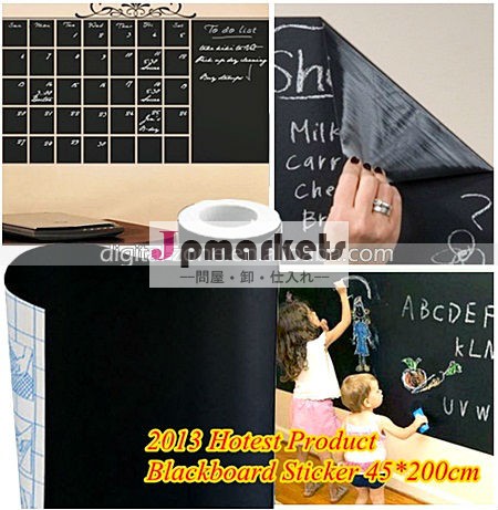 ビニール黒板45*200cm革新的なガジェット、 エコ- フレンドリーな壁のステッカー黒板接触紙問屋・仕入れ・卸・卸売り
