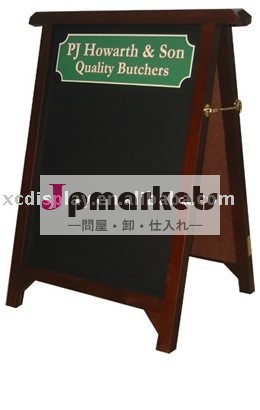 ダブルサイドブラック黒板/舗装のサインスタンド問屋・仕入れ・卸・卸売り