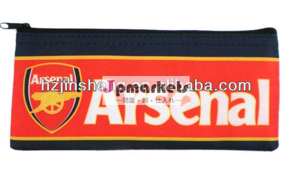 最高品質のファッションスタイリッシュデザインのサッカーの鉛筆の袋問屋・仕入れ・卸・卸売り