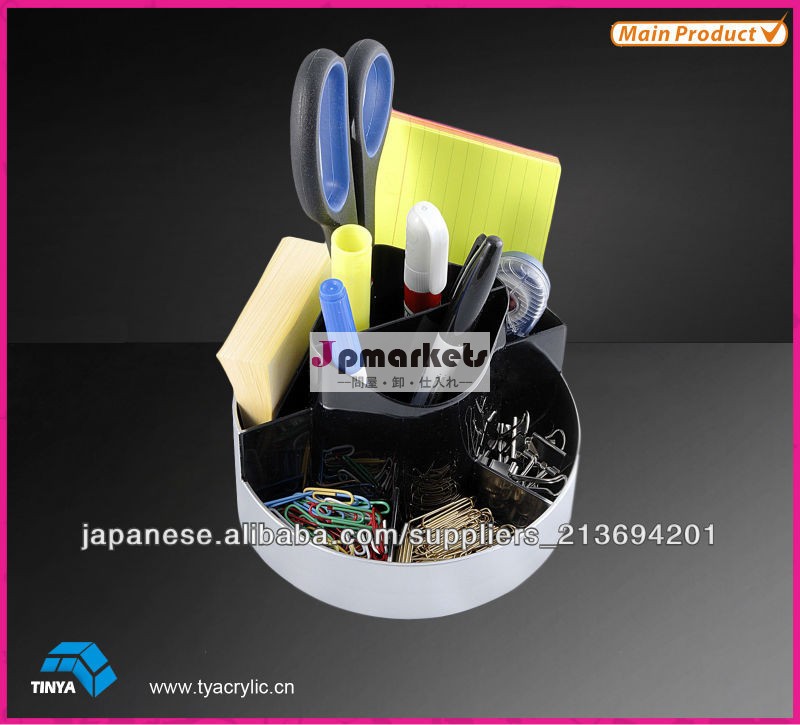 省スペースで効率良く作業を!カラフル丸型鉛筆立て/文具問屋・仕入れ・卸・卸売り