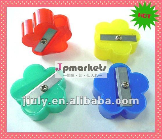 面白いプラスチックの花の形の鉛筆削り問屋・仕入れ・卸・卸売り