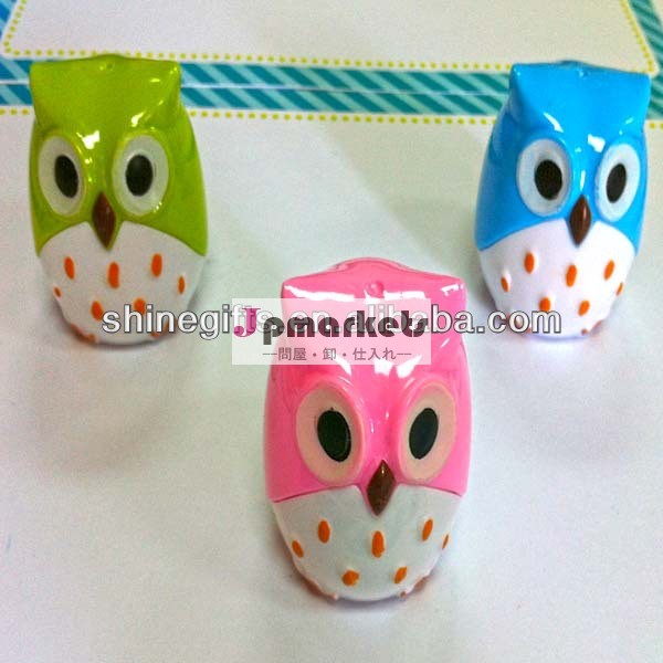 2は- 穴フクロウ形をしたプラスチック製の鉛筆削り問屋・仕入れ・卸・卸売り