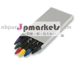6色のワックスクレヨン問屋・仕入れ・卸・卸売り