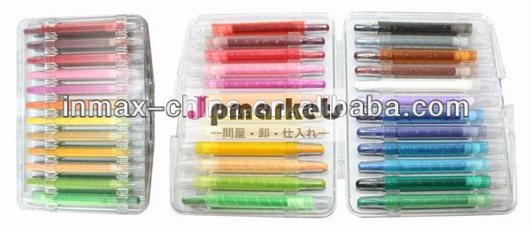 ツイストクレヨン24pk熱い販売のための子供および昇進問屋・仕入れ・卸・卸売り