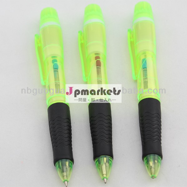 プラスチック製のダブルヘッド複数の色の蛍光ペン蛍光ペンボールペン問屋・仕入れ・卸・卸売り