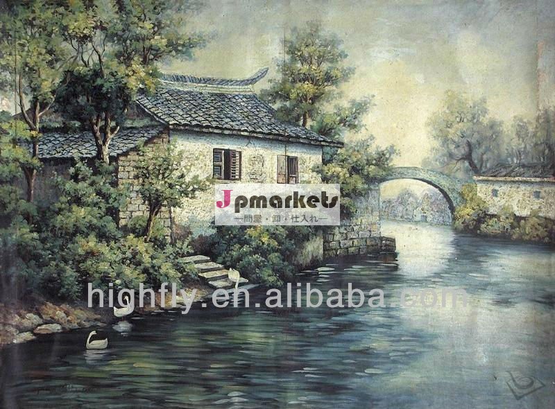 綿のアートキャンバス( 防水) 白バック、 綿のキャンバス生地ロール卸売inkjer印刷のための問屋・仕入れ・卸・卸売り