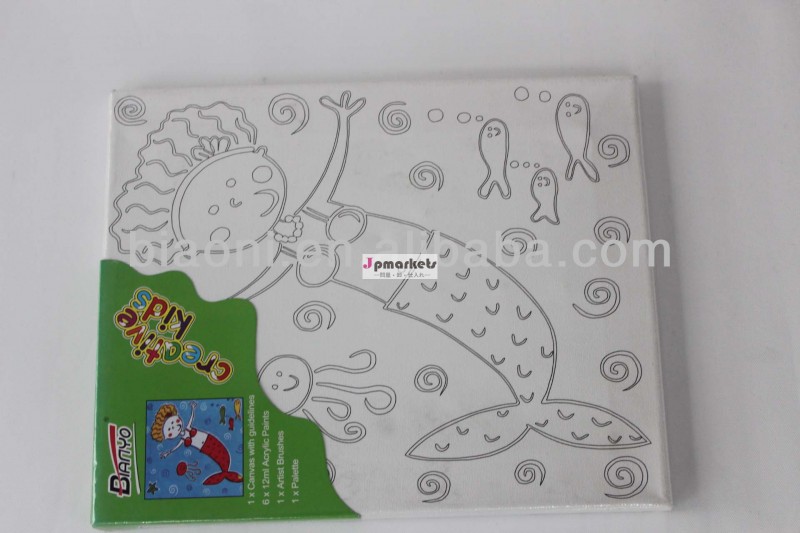 キャンバスの絵画セットアクリル絵具で子供のための問屋・仕入れ・卸・卸売り
