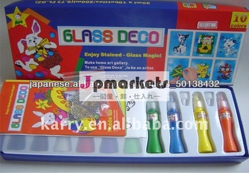 子供大好きの絵の具玩具 内容豊かなガラスアールデコセット問屋・仕入れ・卸・卸売り