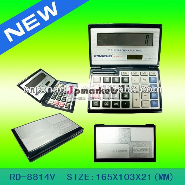 広州14桁112チェックし、 正しいステップボックスのデスクトップ中国ct-8814太陽光発電の電卓問屋・仕入れ・卸・卸売り