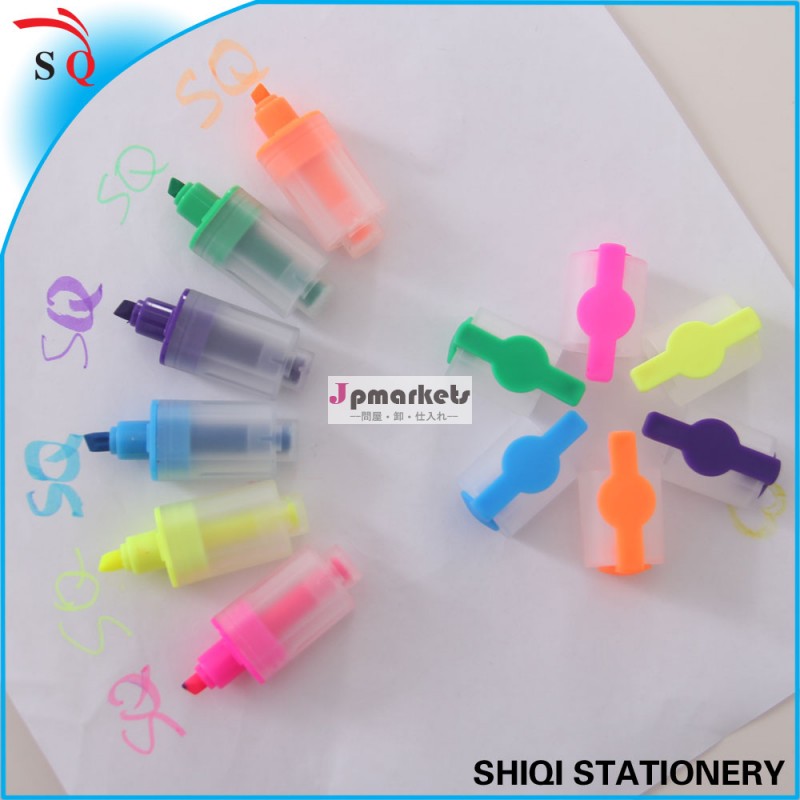 絶妙なプラスチック製のかわいい小型蛍光ペン問屋・仕入れ・卸・卸売り