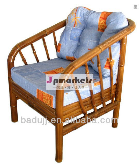竹チェア織物付き( c- 61) 竹の椅子竹のリビングルームのセット問屋・仕入れ・卸・卸売り