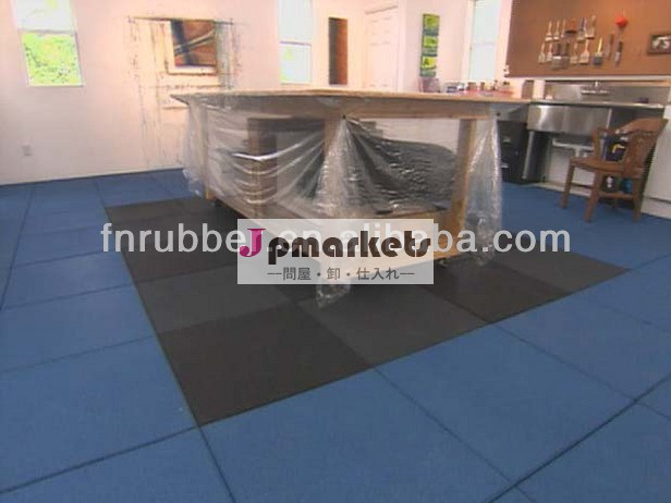 ゴム製のマット/ジムのゴム製の床マット/インターロックラバータイル問屋・仕入れ・卸・卸売り