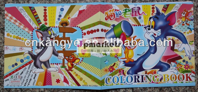 子供たちの2013エコ- フレンドリーな良質の漫画のカスタム塗り絵印刷問屋・仕入れ・卸・卸売り