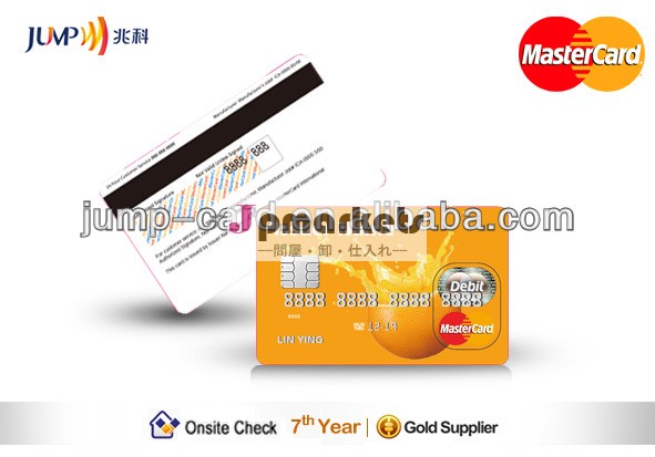 mastercardのクレジットカード、 13の年の経験、 カードの印刷問屋・仕入れ・卸・卸売り