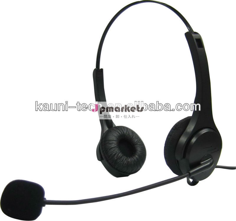 プロのtelehphone付きヘッドセットrj11/rj9付きプラグqdオプションまたはtelemarketコールセンター用( oem/odm)問屋・仕入れ・卸・卸売り