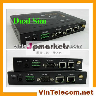 無線lanルータ産業3g/vin-s19013gデュアルsimカードルータ問屋・仕入れ・卸・卸売り