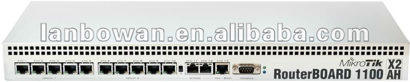 MikroTik RB1100AHx2の最もよい性能1Uラックマウント式ギガビットのイーサネットルーター問屋・仕入れ・卸・卸売り